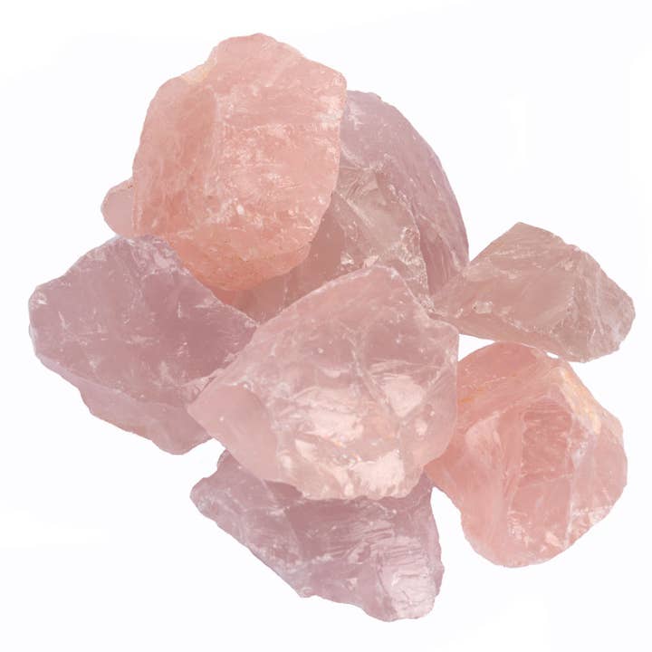 Rough Rose Quartz--Sold Per Pound for wholesale by Benjamin International