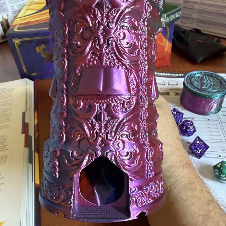 American Carver LLC - Wholesale Dice - Wizard 12oz Dice Tower Tankard | TTRPG, D&D, Daggerheart12