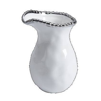 Creme/Jarro - 10.2x8.9x14.6cm - SALERNO por atacado de Pampa Bay