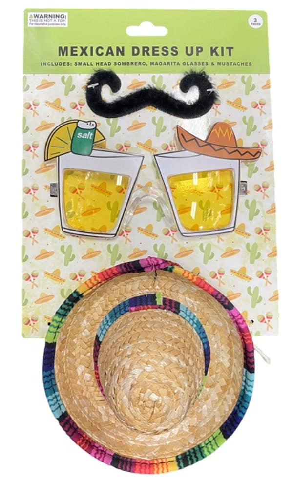 KBW Global Corp. - Wholesale Costume - Unisex - Mexican Dress-Up Kit0