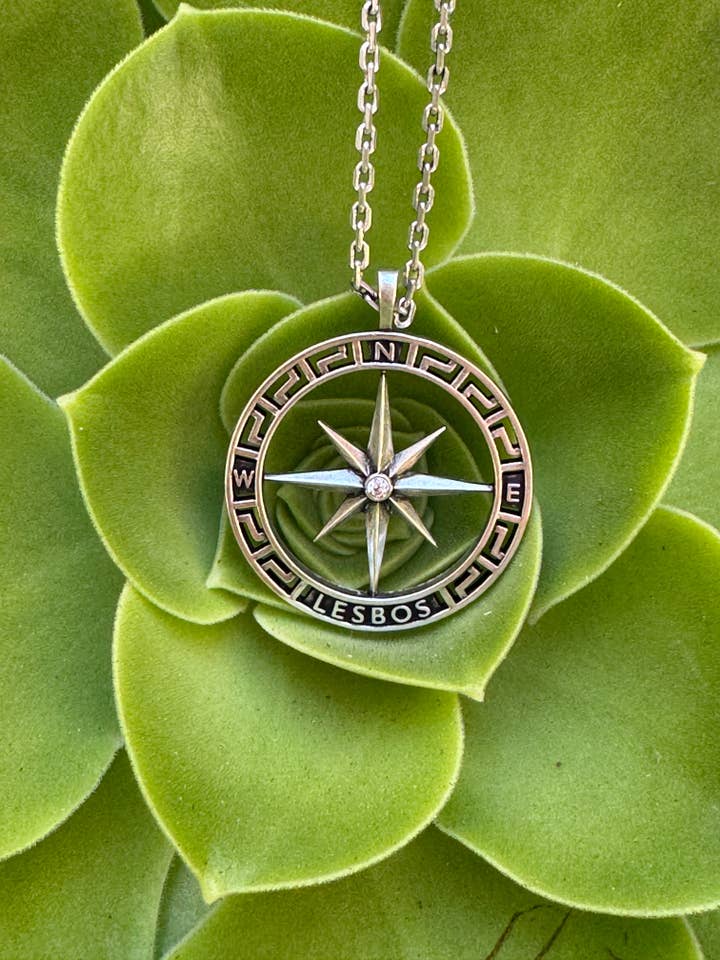 Lesbian Origin Pendant for wholesale by Sappho's Jewelry