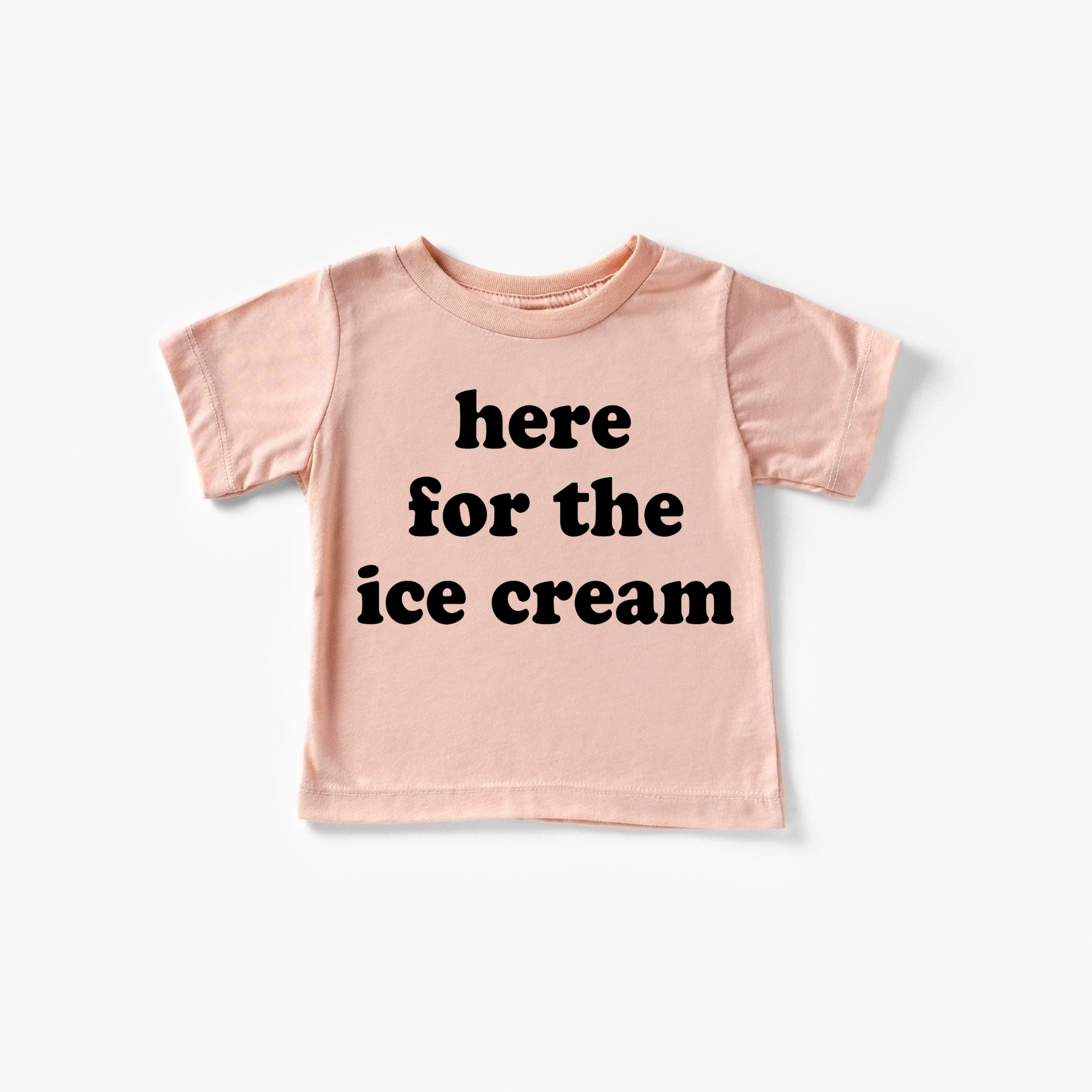 Benny & Ray Apparel - Wholesale Screen Printed T-Shirt - Kids - Here for the Ice Cream! Toddler and Youth Summer Shirt21