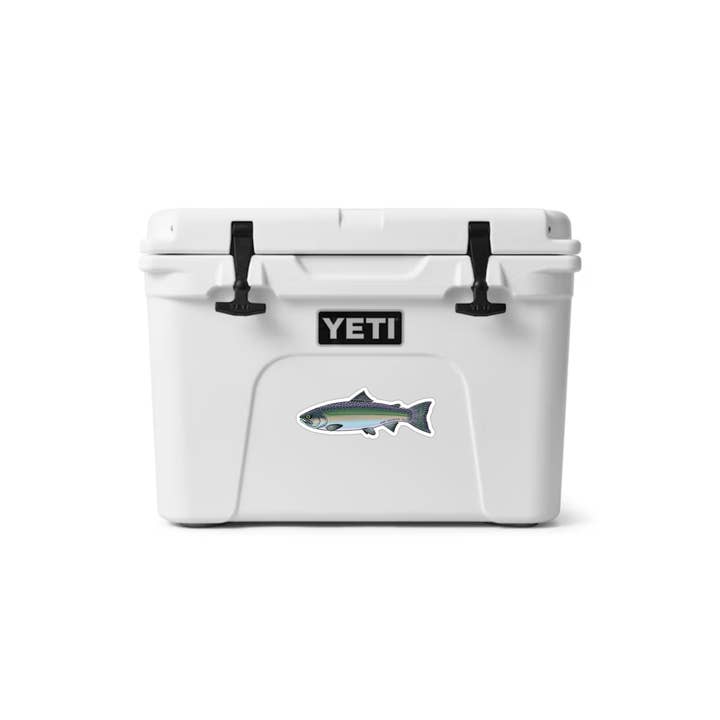 River Collective Co. - Wholesale Sticker - CHUM SALMON DECAL (CHROME)2