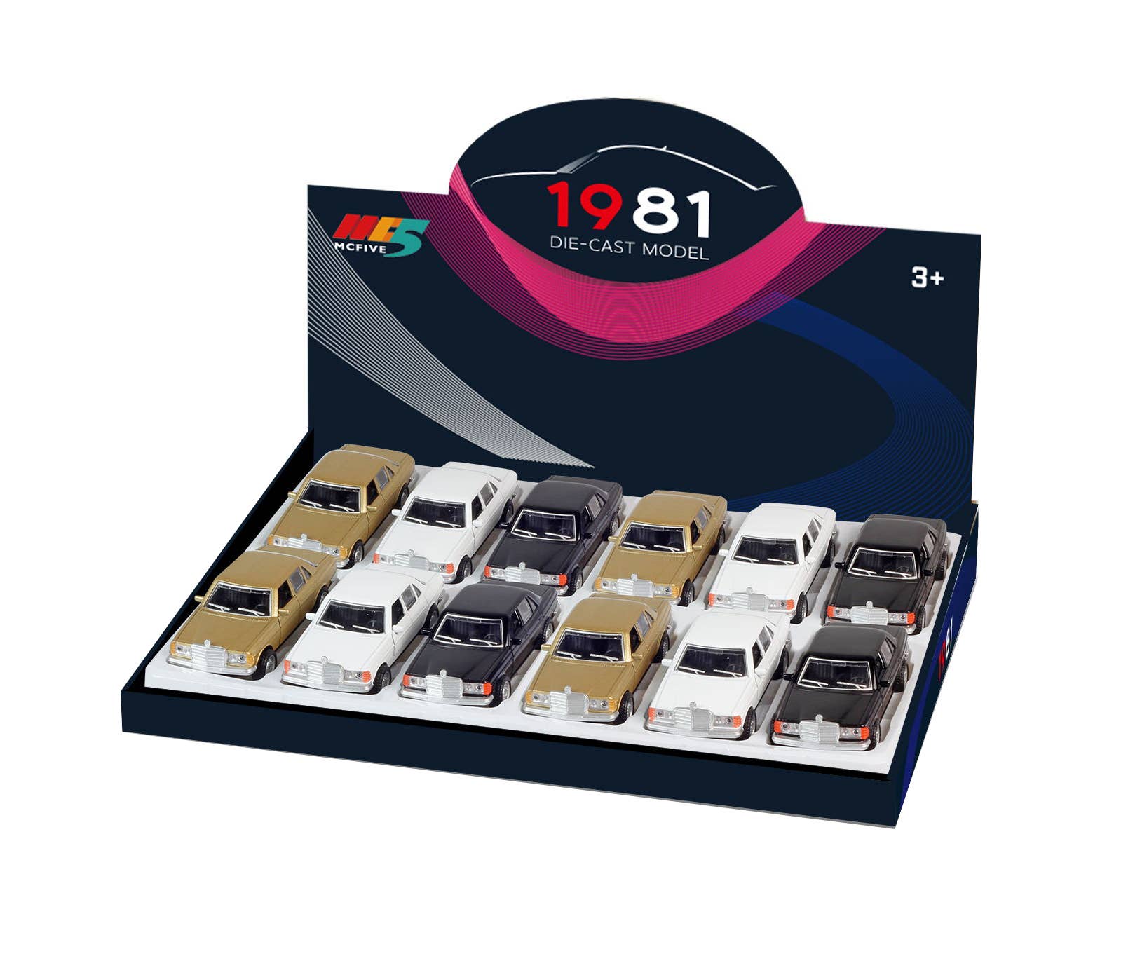 Magni ApS - Wholesale Toy Car/Truck - Kids - Old timer Mercedes in die-cast metal, scale 1:321