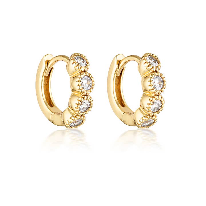 ELARA HUGGIES | GOLD for wholesale by EL&RO Jewellery