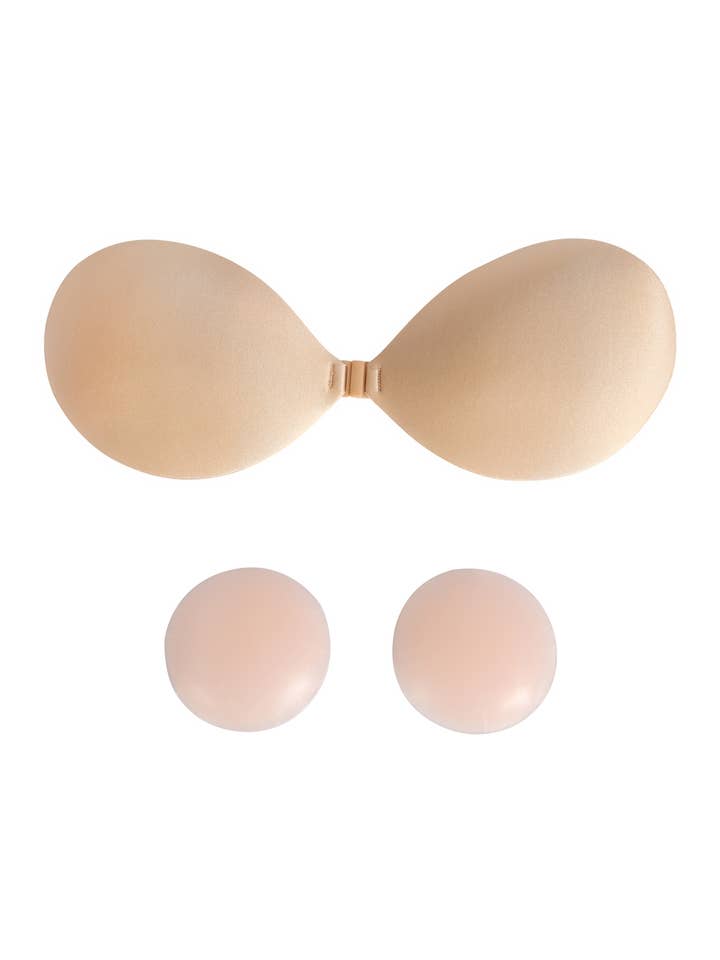 Lh Bra Invinsible Adhesive Strapless Nubra W/ Nipple Tape for wholesale by MYS Wholesale Inc