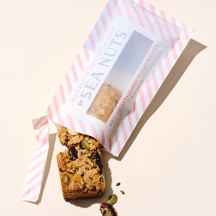 Sea Nuts - Wholesale Snack Bar - Maddie's White Chocolate Cranberry Coconut Cashew Granola Bar1