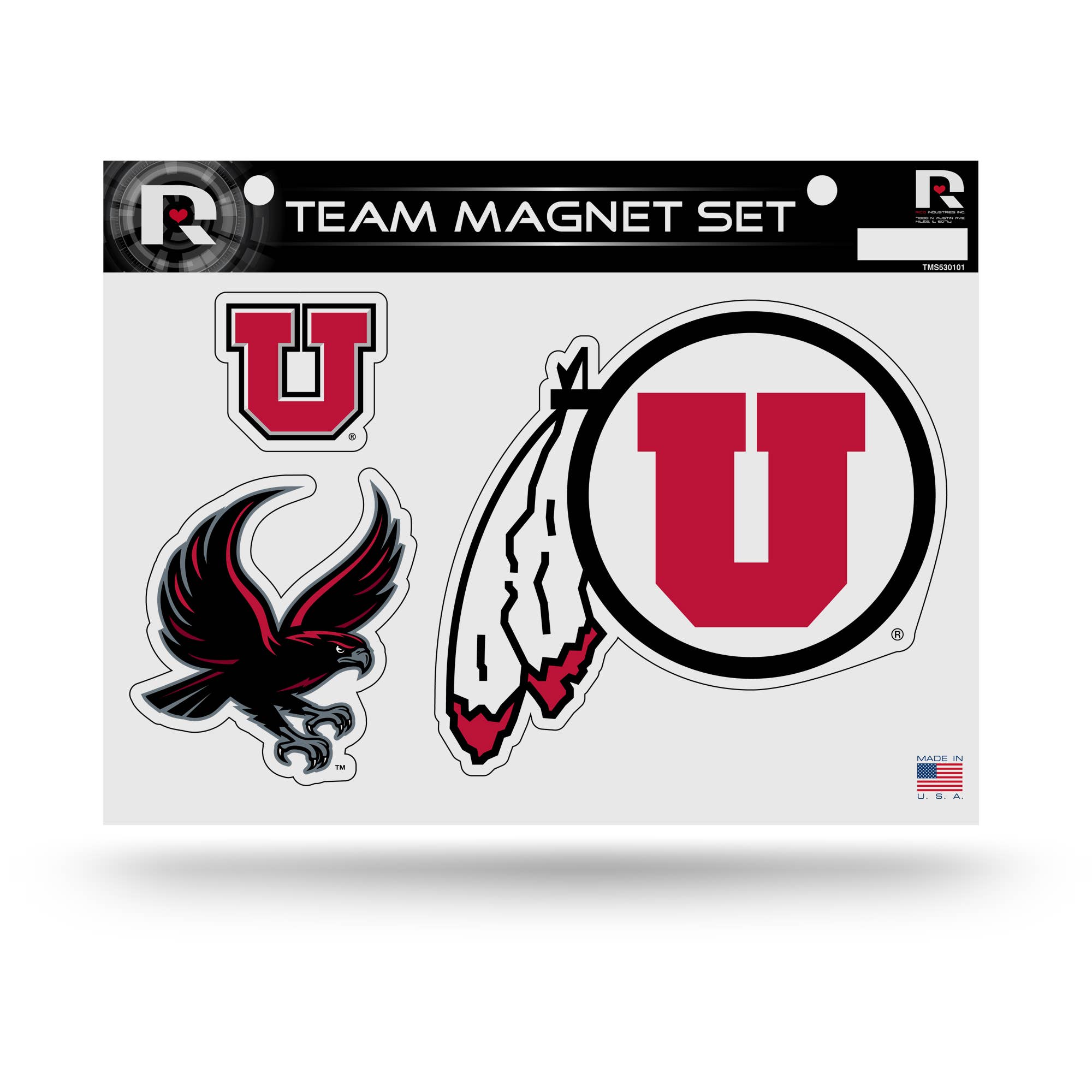 Rico Industries - Wholesale Magnet - NCAA  Utah Utes  Team Magnet Sheet0
