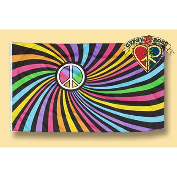 Gypsy Rose - Wholesale Flag - Rainbow Peace Flag1