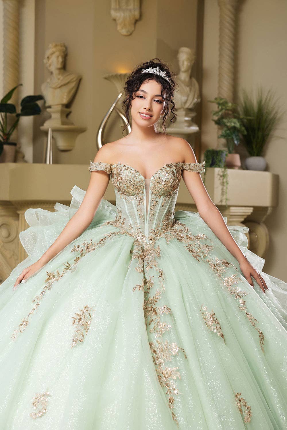 LA Merchandise - Wholesale Gown - Women's - Quinceanera Dress Sweetheart Embellished Prom Gown By LA2726