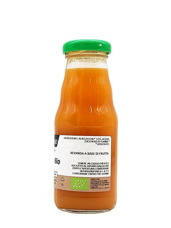 Oltresole - Wholesale Fruit Juice - ORGANIC APRICOT JUICE 200 ml2