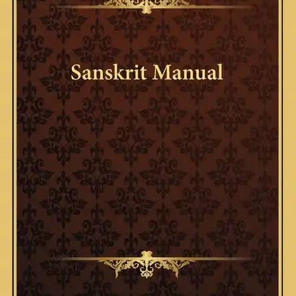 Books by splitShops - Wholesale Book - Adult - Sanskrit Manual - Paperback