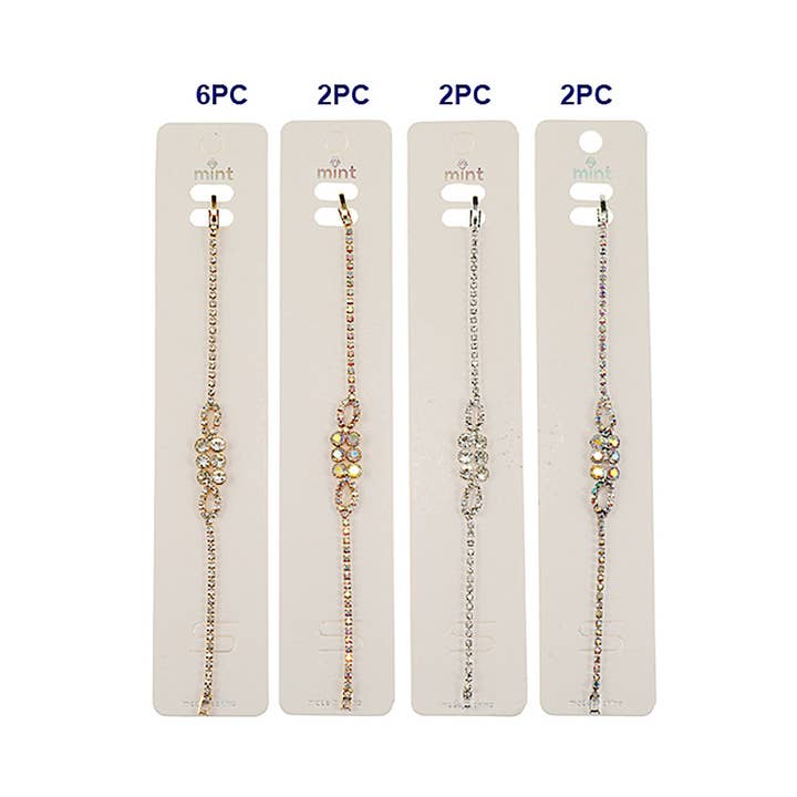 Atlas Fashion - Wholesale Link & Chain Bracelet - Rhinestone Bracelet1