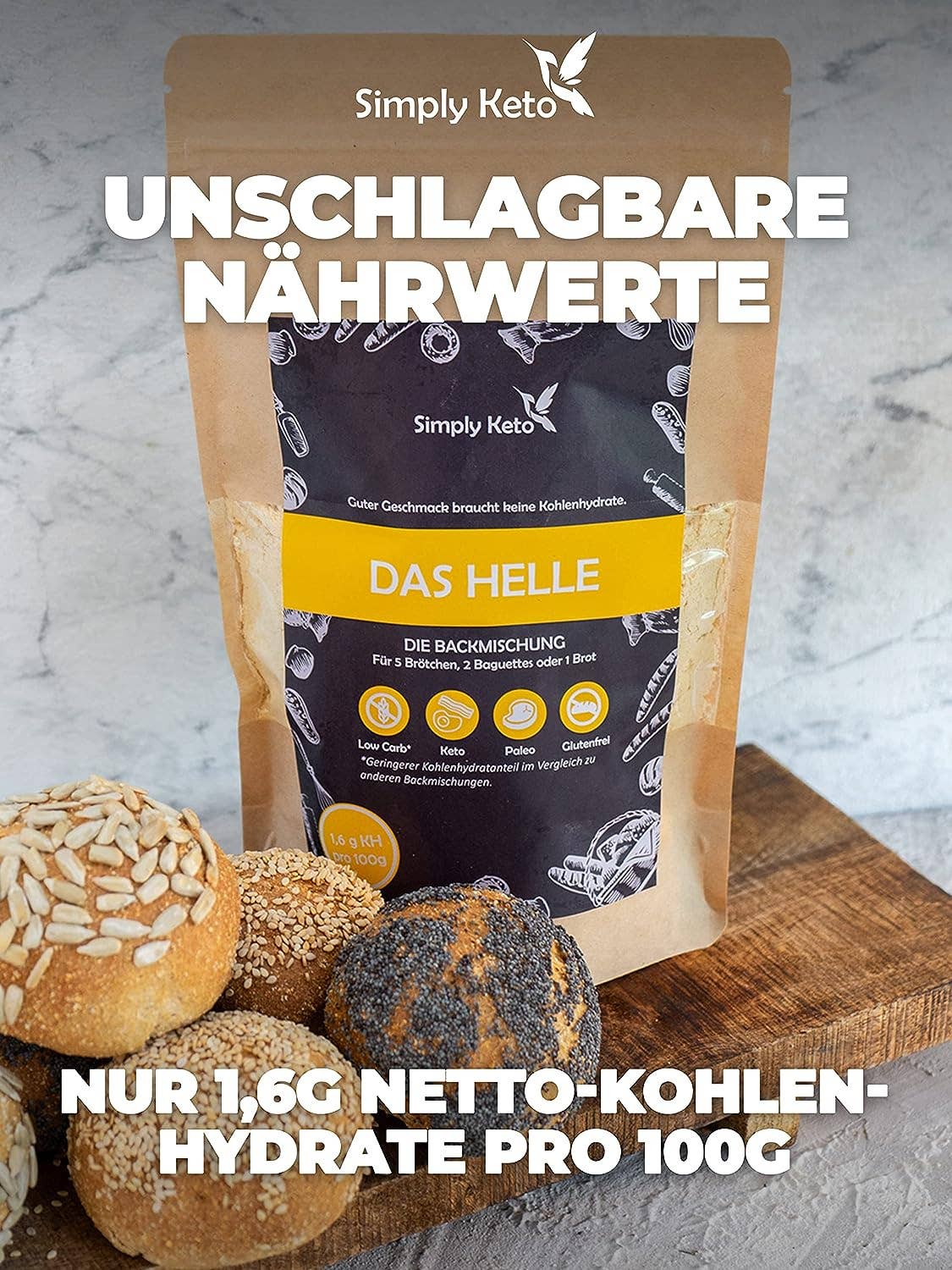 Simply Keto – wholesale Brödmix – vegansk låg-carb brödblandning6
