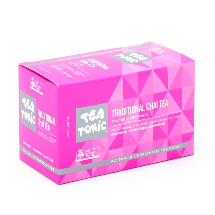 Traditional Chai Tea 20 Teabags for wholesale by Tea Tonic