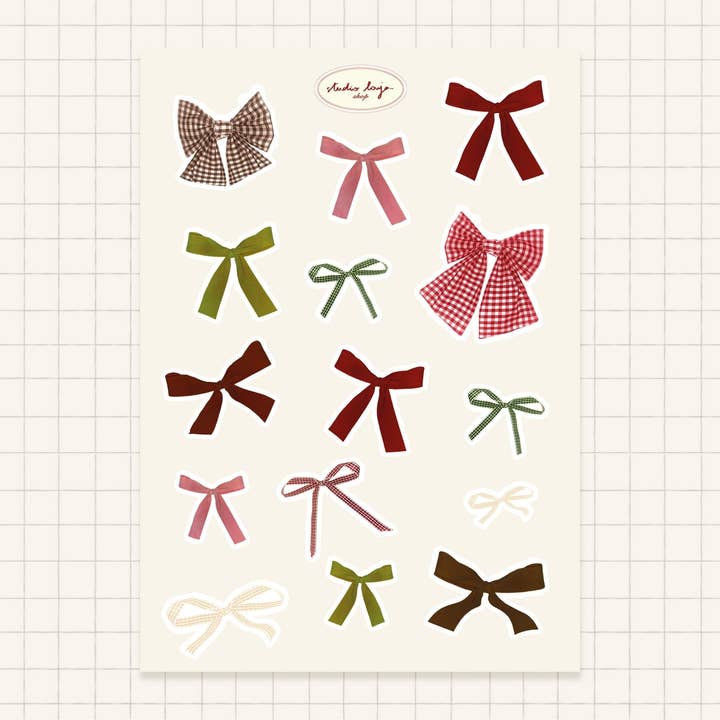 Planche de stickers noeuds pour la vente par Studioloujashop