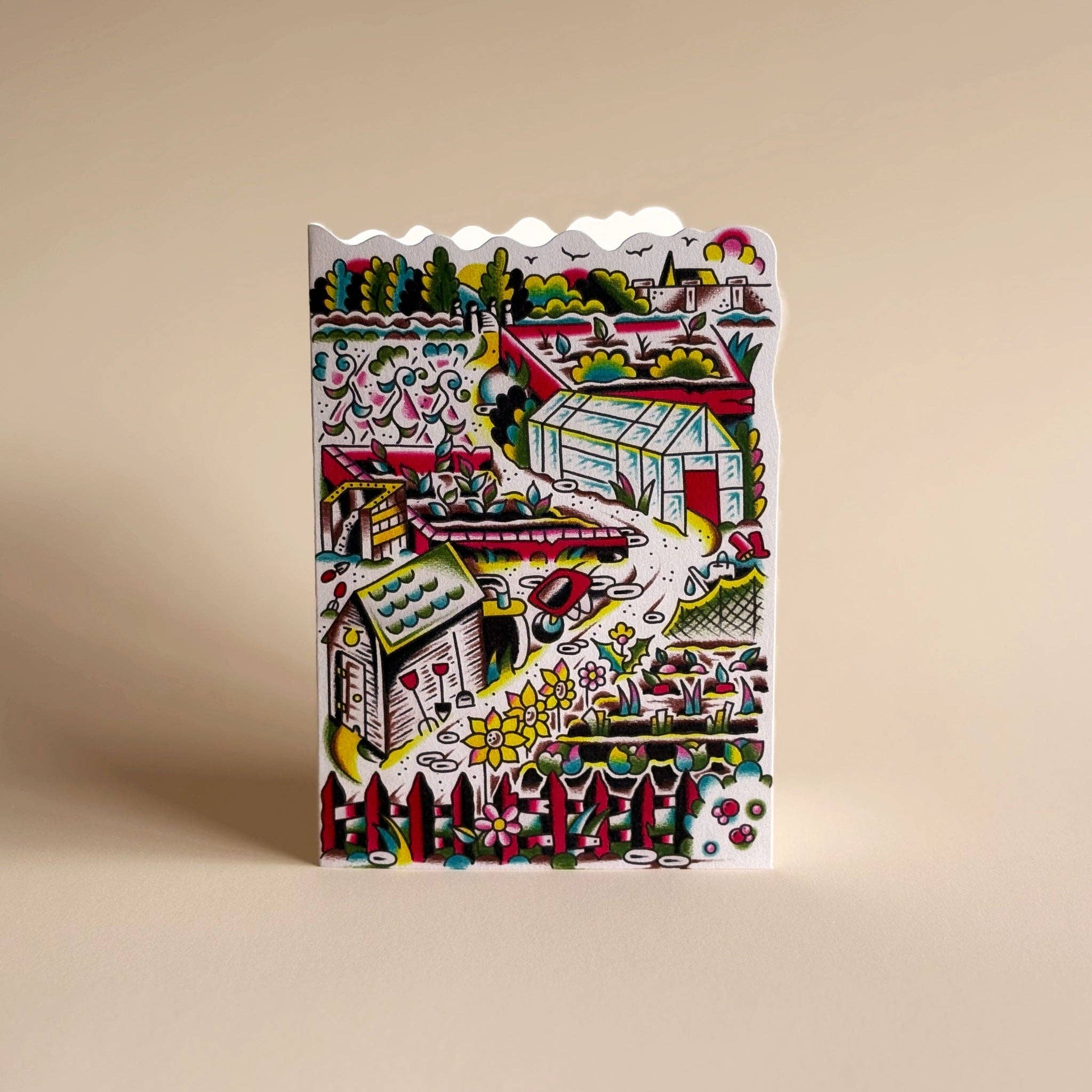 Olive Press Publishing – wholesale Everyday greeting card – Growing Up die-cut card by BlackDog2