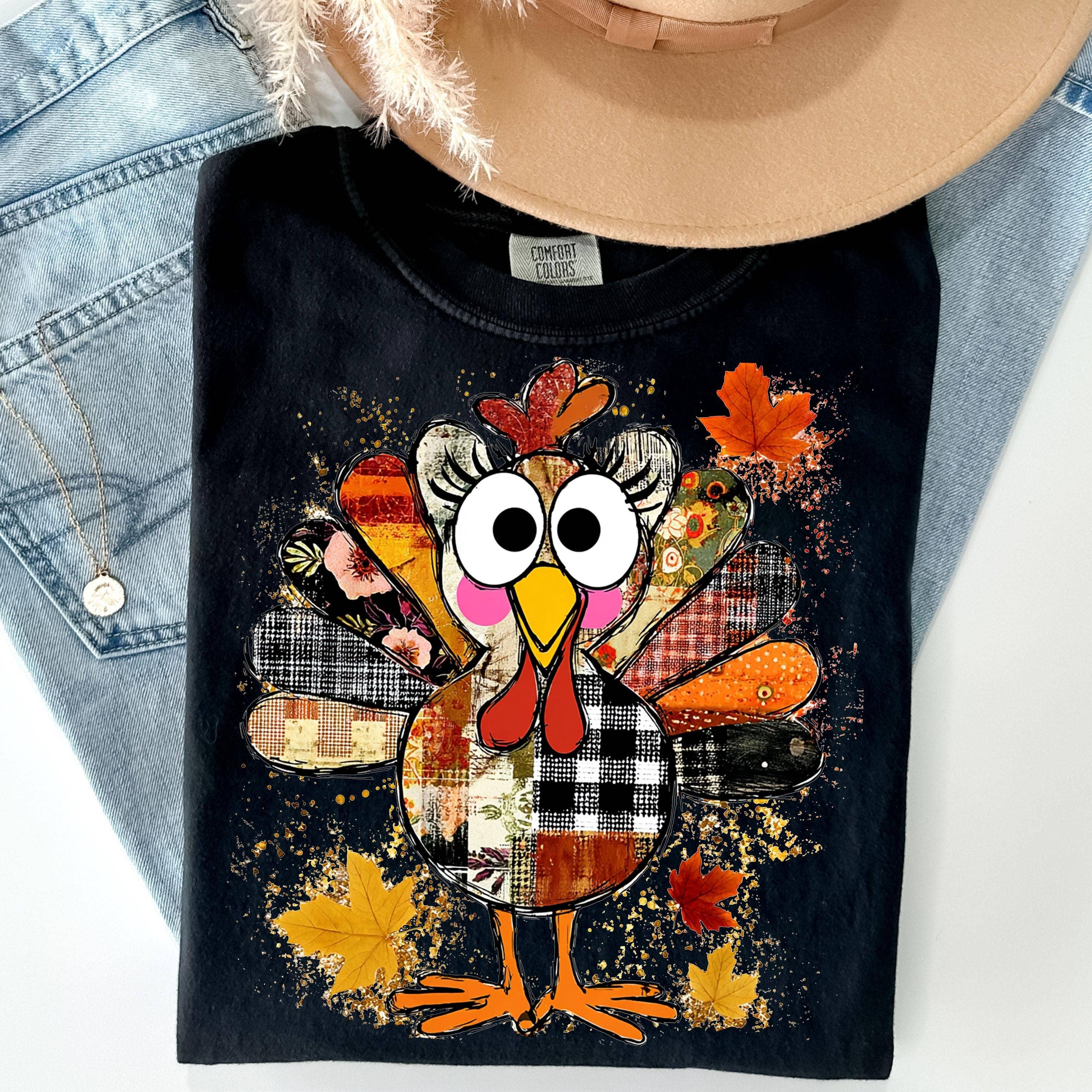NVC Ecommerce LLC - Wholesale T-Shirt (Graphic) - Women's - Thanksgiving Gobble Coquette Shirt, Preppy Turkey Sweatshirt1