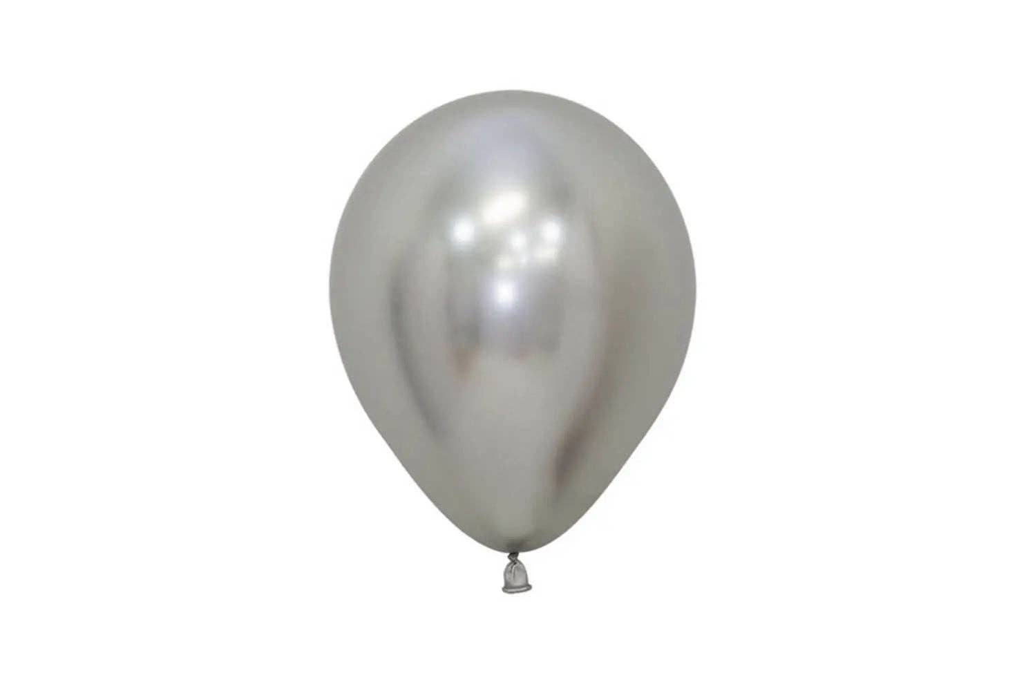 Party Expo, LLC - Wholesale Balloon - Sempertex - 5" Reflex Silver Latex Balloons (50pcs)0