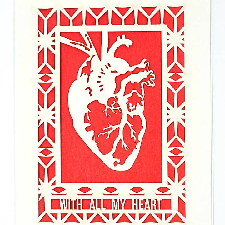 With All my Heart - my real heart for wholesale by two hermanas