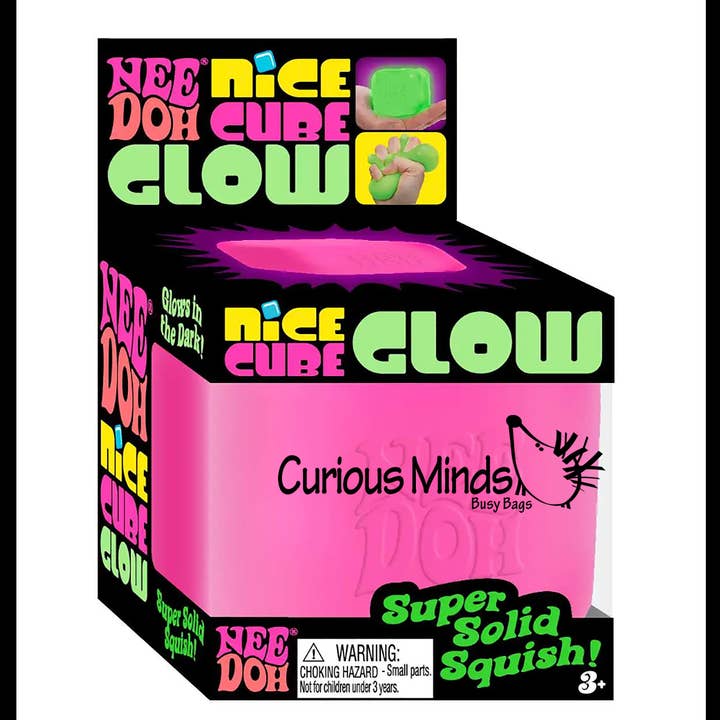 Curious Minds Toys - Wholesale Squishy toy – Kids & Baby - 1 GLOW Nee Doh Nice Cube Ice Sugar Ball - Thick Glue/Gel4