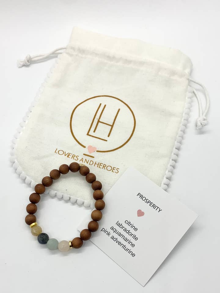 "Prosperity" Intention Bracelet for wholesale by Lovers and Heroes