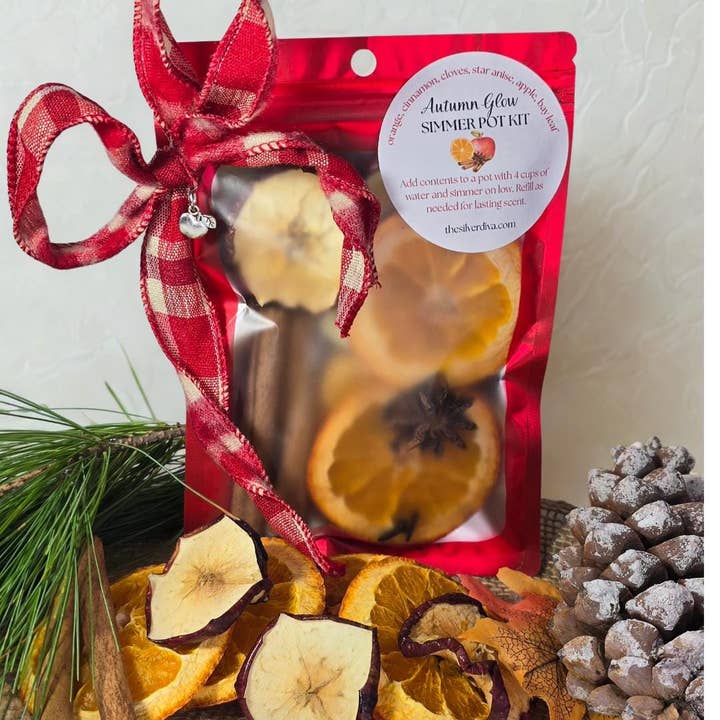 Herbstglanz Herdpotpourri-Set - Apfel Orange Zimt für den Großhandel von The Silver Diva