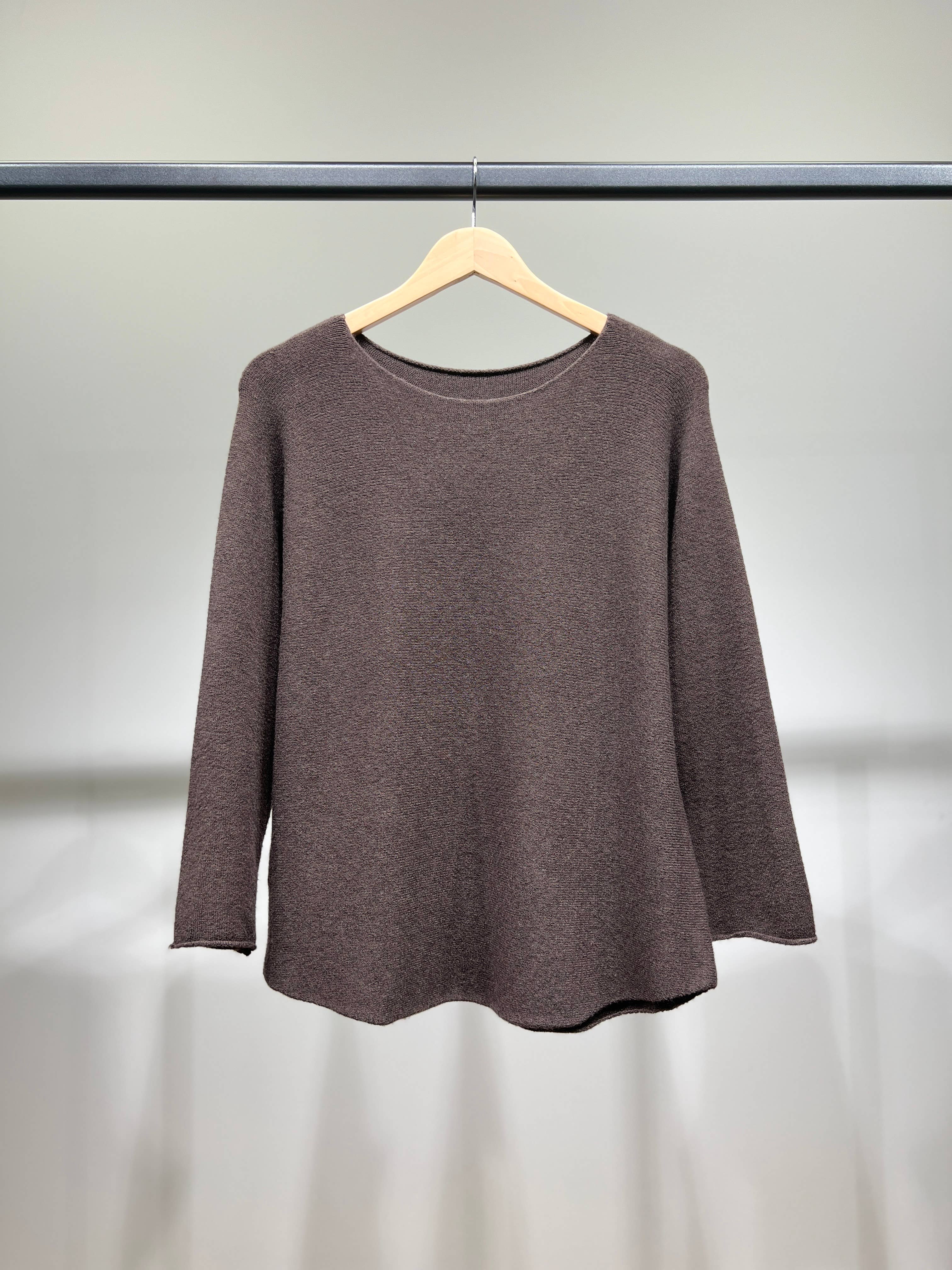 L'Emotion - Vendita all'ingrosso Maglione tricot - Donna - Maglione lavorato a maglia a maniche lunghe con scollo tondo in viscosa     14