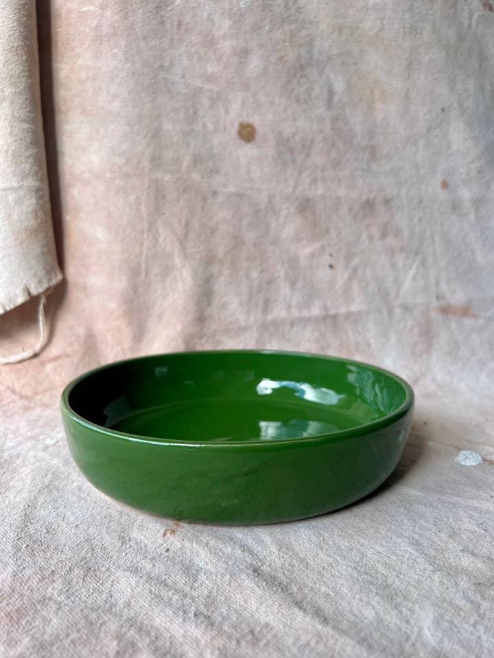 Viridian 8" Bowl for wholesale by Beau Rush Ceramics