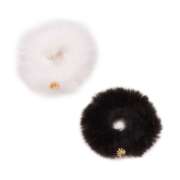 JET IVORY ASPEN SCRUNCHIE SET voor wholesale door Lele Sadoughi