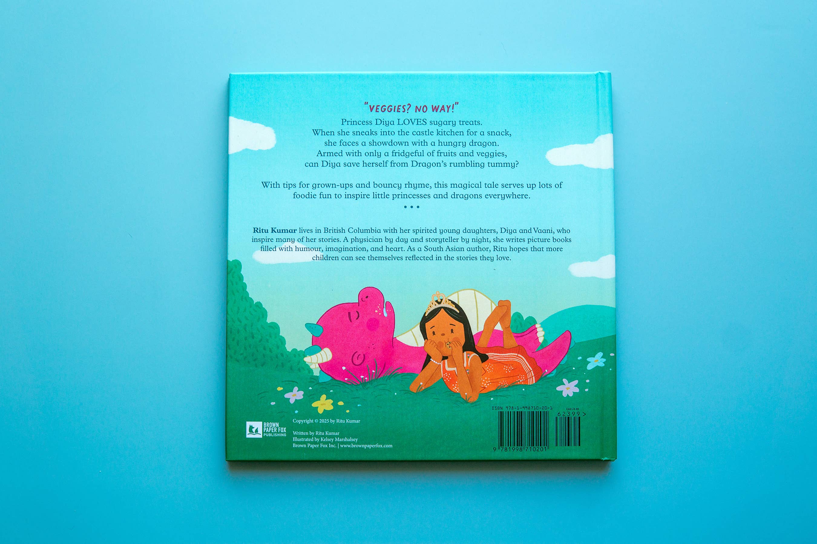 Brown Paper Fox - Wholesale Early Reader Book (6-8) - The Picky Princess and the Dragon | Hardcover Picture Book6