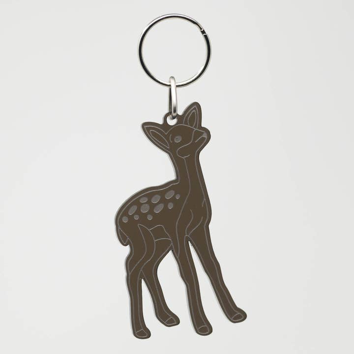 Fawn - Portachiavi in acrilico - Perfetto per gli amanti della natura! per la vendita all'ingrosso da parte di Phil Stagg Photography