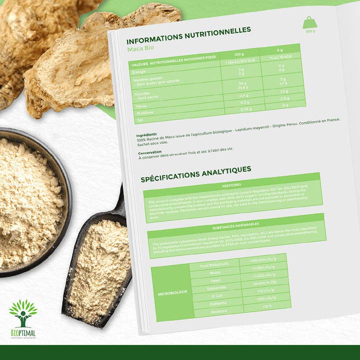 Bioptimal - Wholesale Protein/Superfood Powder - Organic Maca Powder - Bioptimal6
