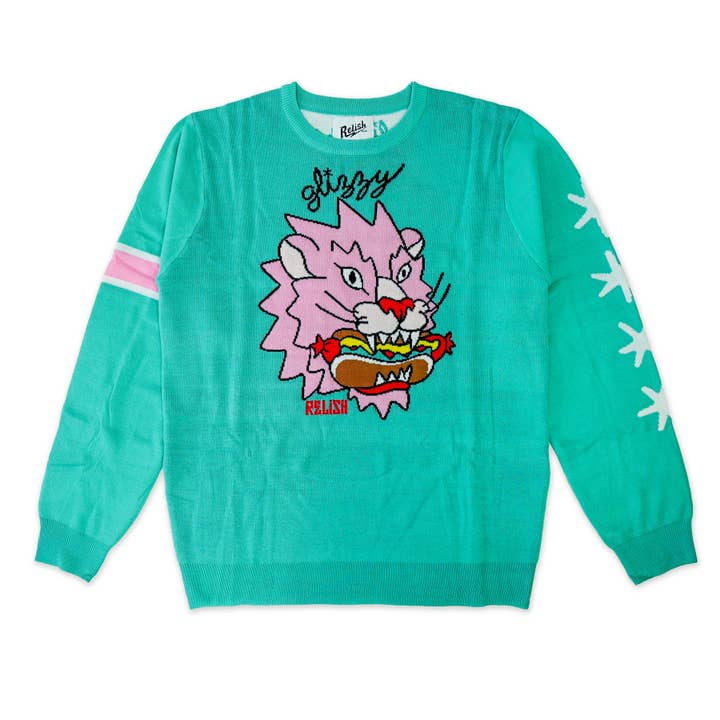 Chicago Style Glizzy & Art Lion sweater for wholesale by Derrick Baker