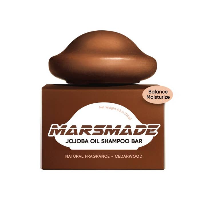 MARSMADE - Wholesale Shampoo Puck/Solid Shampoo - Marsmade Jojoba Oil Shampoo Bar 4.23 oz (120g)