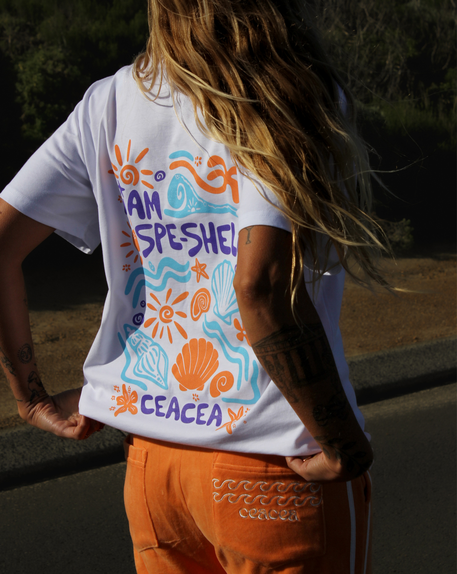 CEACEA SWIMWEAR, ACTIVEWEAR, KIDS SWIM - Vendita all'ingrosso Maglietta serigrafata - Donna - MAGLIETTA SPE-SHELL - BIANCA0