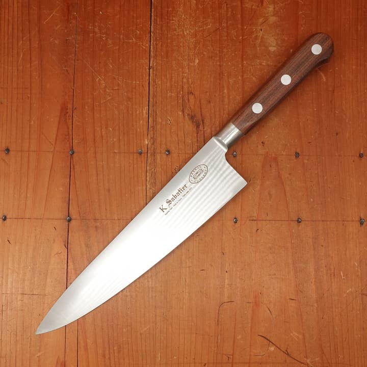 K Sabatier x Bernal Cutlery Nouvel Ideal 8,75-Zoll-Chefmesser, ohne Kropf, Edelstahl, Palisander für den Großhandel von Bernal Cutlery