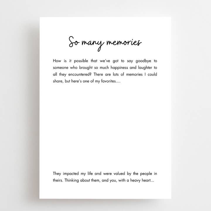 Loss: Never Forgotten for wholesale by The Lettery Studio