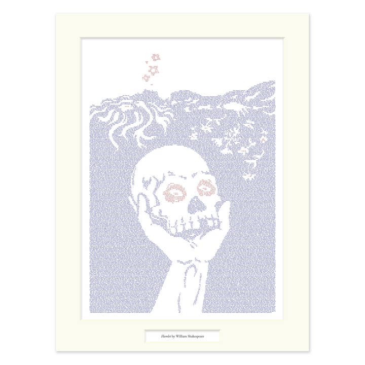 Hamlet Matted Print for wholesale by Litographs
