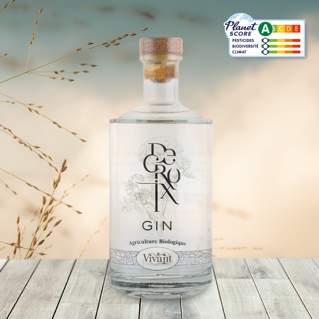 Alcools Vivant - Vendita all'ingrosso Gin - Gin francese Decroix - Agricoltura biologica - 45% vol.1