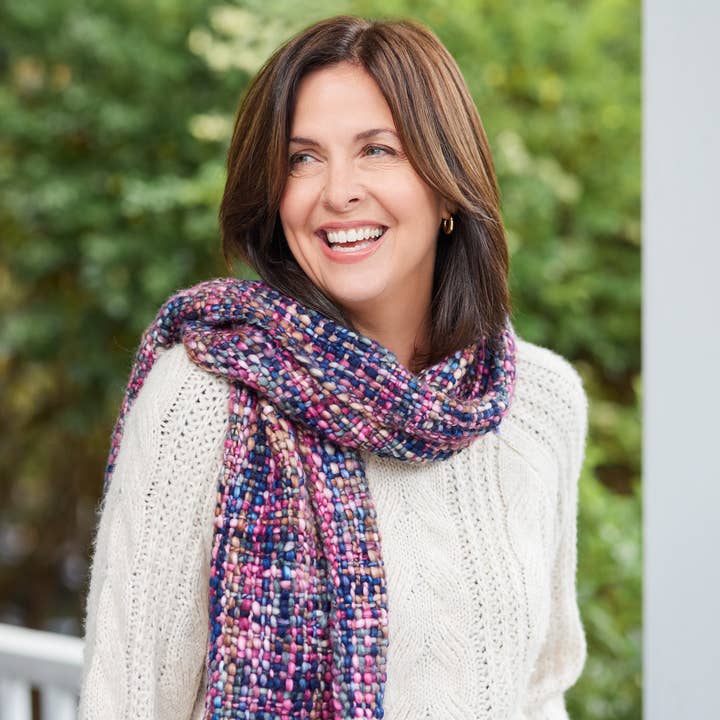 Stella Scarf | Multicolor Scarf | Recycled Yarn Scarf for wholesale by Feelgoodz