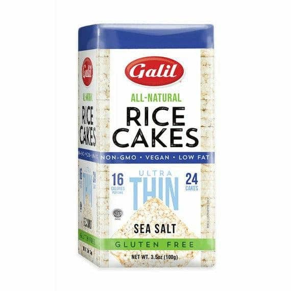 Ultra Thin Rice Cakes | Square | Salt | 3.5 oz | Galil for wholesale by Galil Brands
