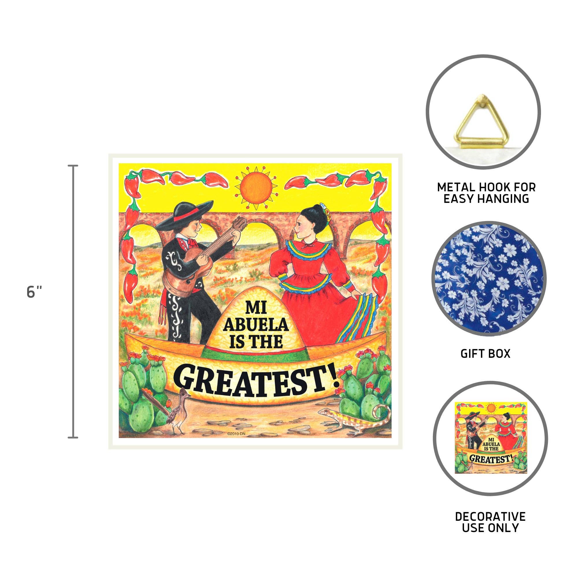 European Heritage Gifts - Wholesale Wall Tile - Abuela Gifts Is The Greatest!2