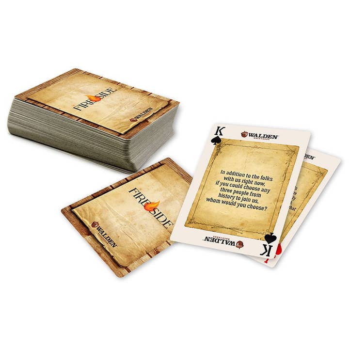 Fire-side Chats™ Conversation Starter Playing Cards for wholesale by Walden Backyards