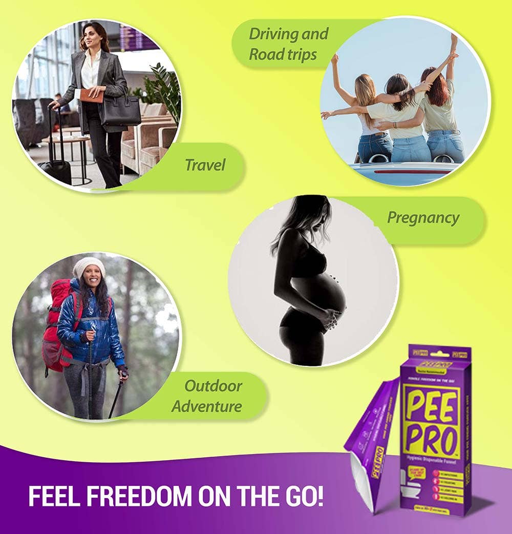 Peacock Pharma - Wholesale Hoes voor wc-bril - Pee Pro hygiënische wegwerp pee trechter - doos met 12 tellen9
