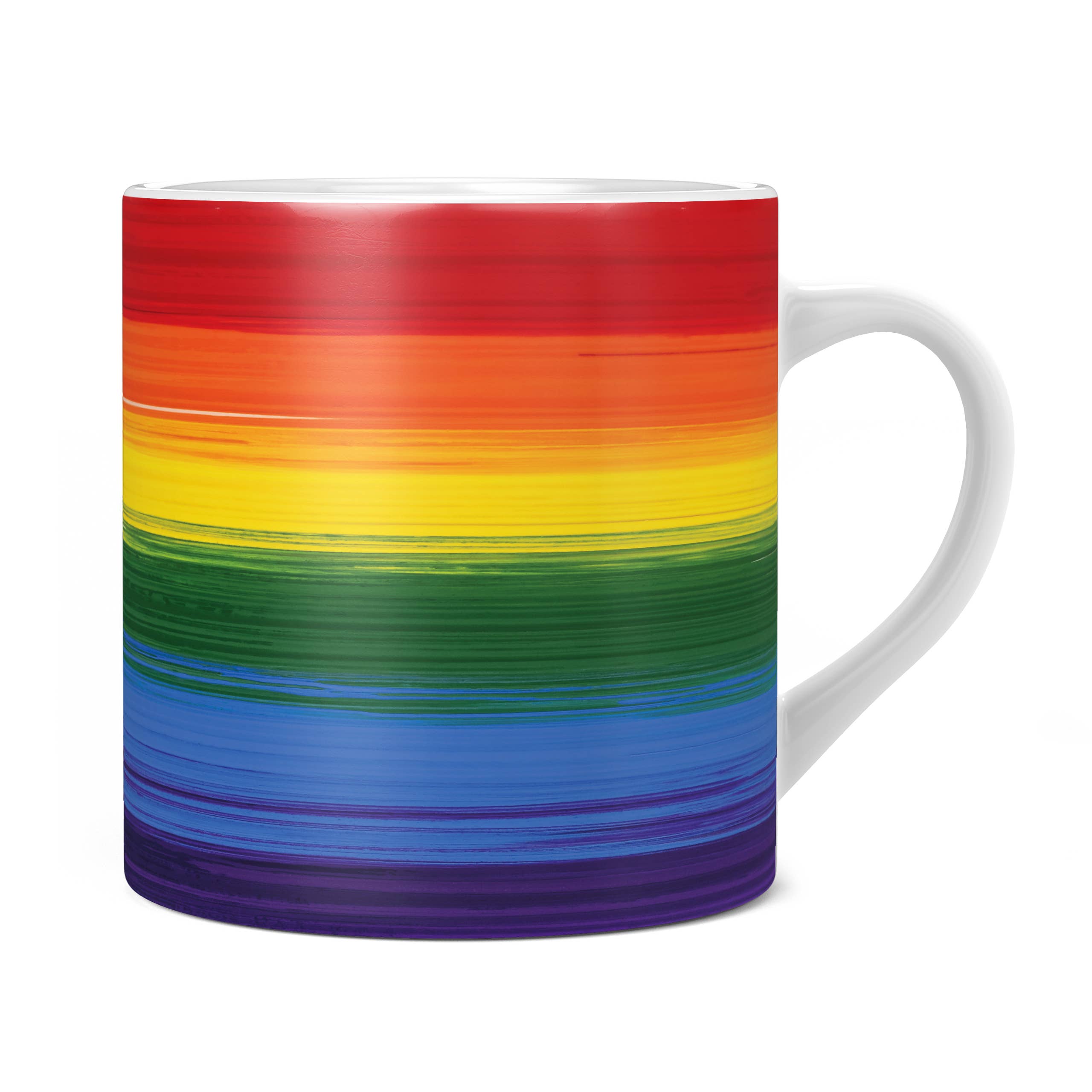 Mug Monster – Caneca por atacado – Caneca da bandeira do orgulho homossexual com efeito pintado, bandeira do arco-íris LGBT LGBTQ7