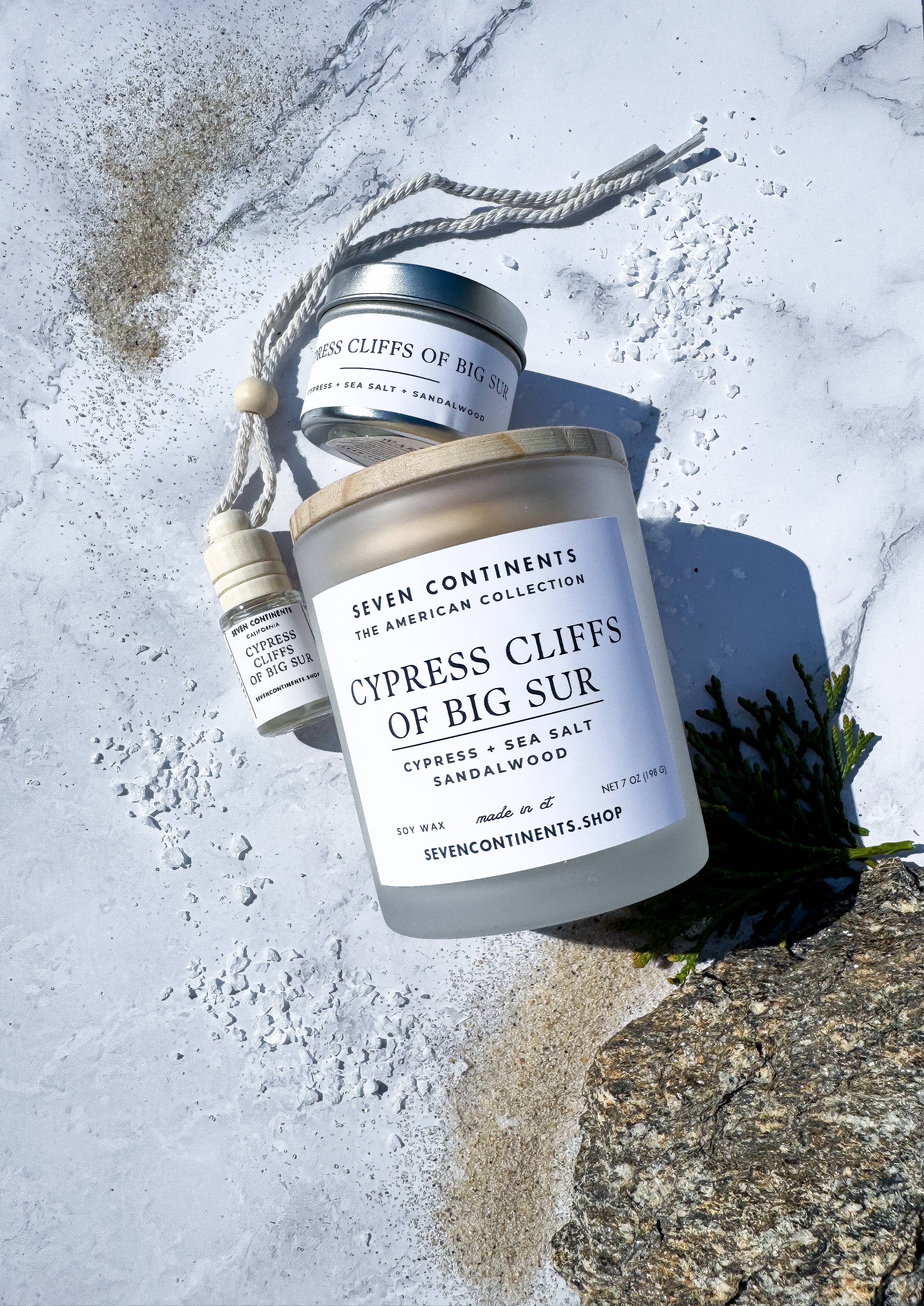 Seven Continents - Wholesale Car Freshener - Unisex - Cypress Cliffs of Big Sur - Mini Car Diffuser2