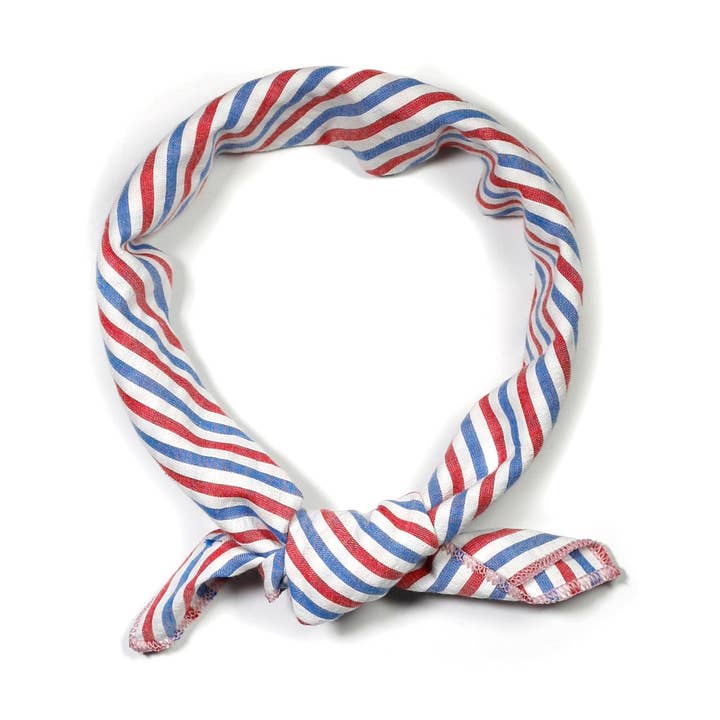 Bandana: Parlor Primary Stripe Multi-purpose Cloth Accessory for wholesale by Willow Ship