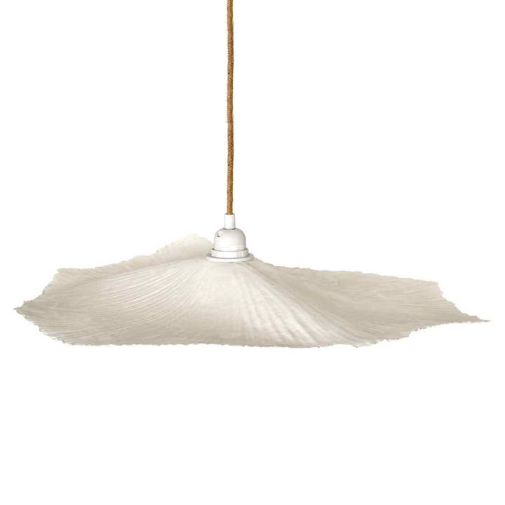 White Lampshade for suspension Louise mm L60 W54 H7cm for wholesale on Faire