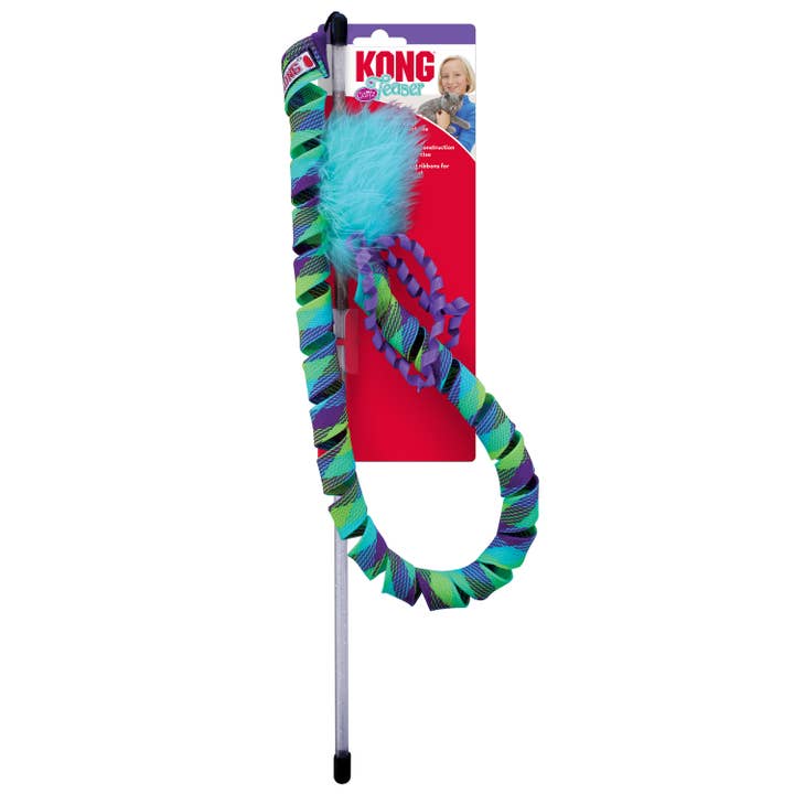 Pet Palette Distribution - Wholesale Pet Toy - Cat - KONG® Teaser Curlz Cat Toy1